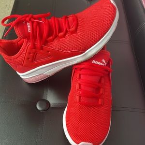 Puma red shoes